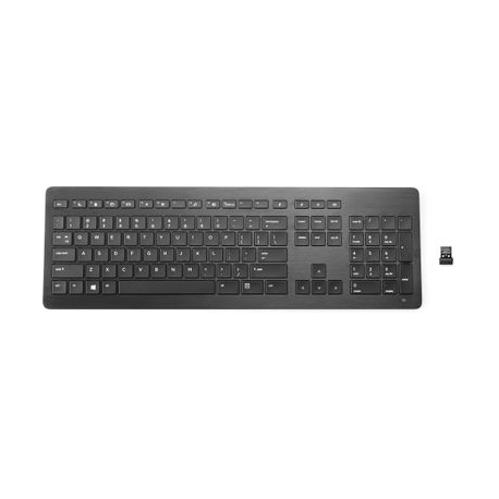 HP Premium - Keyboard - wireless - 2.4 GHz - Pan Nordic - anodised aluminium trimmed - for HP Z1 G8; EliteBook 845 G8; EliteDesk 800 G8; EliteOne 800 G8; Workstation Z1 G8, Z2 G8 - 0