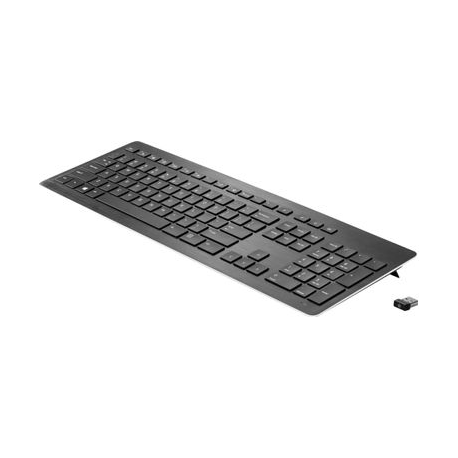 HP Premium - Keyboard - wireless - 2.4 GHz - Pan Nordic - anodised aluminium trimmed - for HP Z1 G8; EliteBook 845 G8; EliteDesk 800 G8; EliteOne 800 G8; Workstation Z1 G8, Z2 G8 - 1