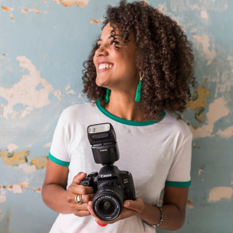 Canon Speedlite EL-100 - Hot-shoe clip-on flash - 26 (m) - for EOS 1D X Mark III, M6 Mark II, Ra, RP - 10