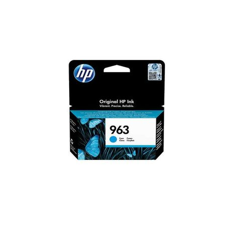 HP 963 - 10.74 ml - cyan - original - ink cartridge - for Officejet 9012; Officejet Pro 90XX - 0