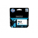 HP 963 - 10.74 ml - cyan - original - ink cartridge - for Officejet 9012; Officejet Pro 90XX