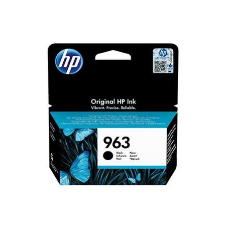 HP 963 - 24.09 ml - black - original - ink cartridge - for Officejet 9012; Officejet Pro 90XX - 0