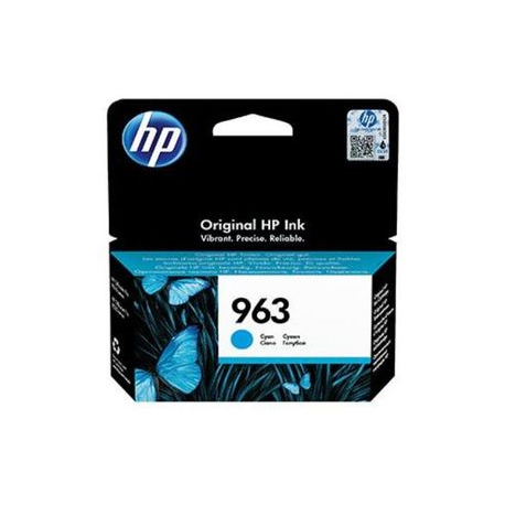 HP 963 - 10.74 ml - cyan - original - ink cartridge - for Officejet 9012; Officejet Pro 90XX - 0