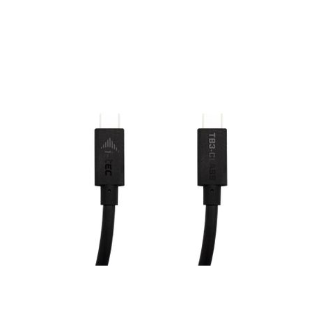 i-Tec - Thunderbolt cable - USB-C (M) to USB-C (M) - USB 3.1 Gen 1 / Thunderbolt 3 - 1.5 m - 4K support, 8K support, USB Power Delivery (100W) - 0