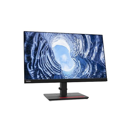 Lenovo ThinkVision T24h-20 - LED monitor - 24" - 2560 x 1440 1440p (Quad HD) @ 60 Hz - IPS - 300 cd / m² - 1000:1 - 4 ms - HDMI, DisplayPort, USB-C - raven black - 0