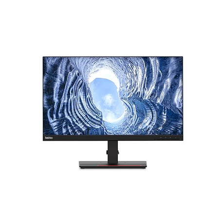 Lenovo ThinkVision T24h-20 - LED monitor - 24" - 2560 x 1440 1440p (Quad HD) @ 60 Hz - IPS - 300 cd / m² - 1000:1 - 4 ms - HDMI, DisplayPort, USB-C - raven black - 2
