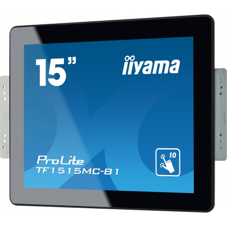 iiyama ProLite TF1515MC-B2 - LED monitor - 15" (15" viewable) - open frame - touchscreen - 1024 x 768 - TN - 350 cd/m² - 800:1 - 8 ms - HDMI, VGA, DisplayPort - black - 1