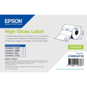 Epson Premium - Matte - permanent acrylic adhesive - bright white - 105 x 210 mm 2256 label(s) (8 roll(s) x 282) die cut labels - for ColorWorks CW-C6000Ae, CW-C6000Pe, CW-C6500Ae, CW-C6500Pe