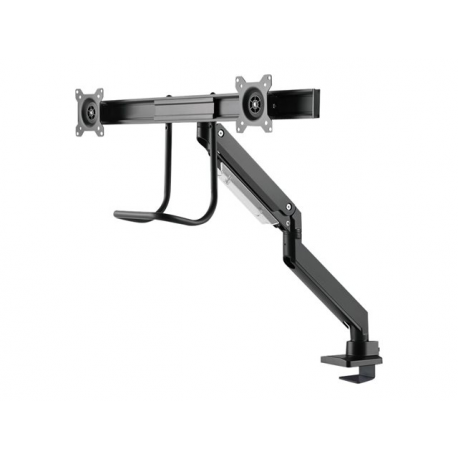 Neomounts by Newstar Select NM-D775DX - Mounting kit - for 2 LCD displays (full-motion) - black - screen size: 10"-32" - clamp mountable, grommet, desk-mountable - 4