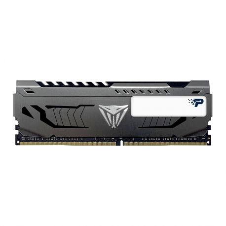 Patriot Extreme Performance Viper Steel - DDR4 - module - 16 GB - DIMM 288-pin - 3200 MHz / PC4-25600 - CL16 - 1.35 V - unbuffered - non-ECC - gunmetal gray - 2