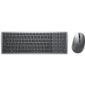Dell Wireless Keyboard and Mouse KM7120W - Keyboard and mouse set - wireless - 2.4 GHz, Bluetooth 5.0 - QWERTY - Russian - titan grey