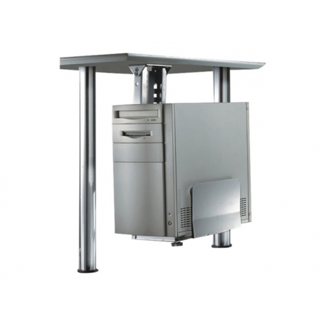 Neomounts by Newstar CPU-D200 - Mounting kit (CPU mount) (fixed) - silver - under-the-desk - 1