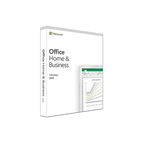 Microsoft T5D-03308 Office Home and Business 2019 1 Device, English, Medialess P6