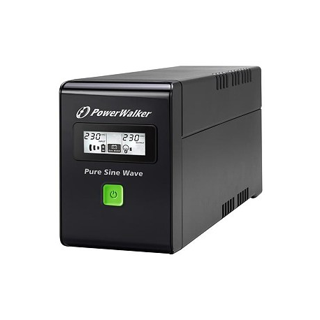 PowerWalker VI 800 SW IEC - UPS - AC 162-290 V - 480 Watt - 800 VA 9 Ah - USB - output connectors: 3 - 8