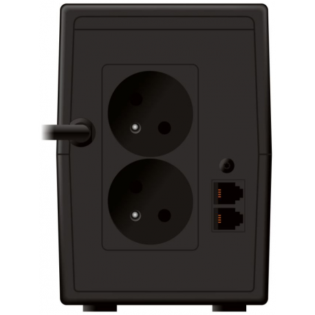POWERWALK VI 650 SHL FR Power Walker UPS Line-Interactive 650VA 2x 230V PL OUT, RJ11 IN/OUT, USB, LCD
