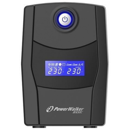 PowerWalker VI 1000 LCD FR - UPS - AC 162-290 V - 600 Watt - 1000 VA 7 Ah - USB - output connectors: 4 - 1