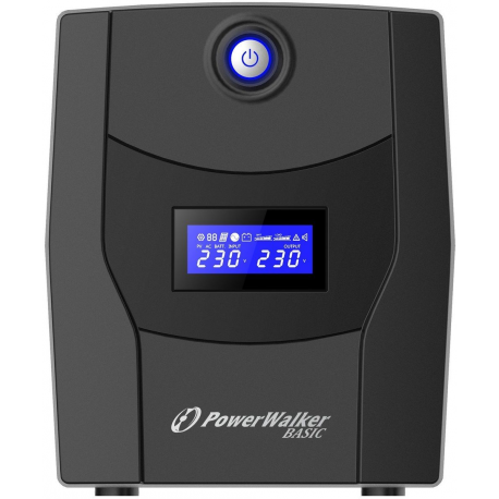 PowerWalker VI 1500 CW FR - UPS - AC 162-290 V - 1050 Watt - 1500 VA 9 Ah - RS-232, USB - output connectors: 3 - 1