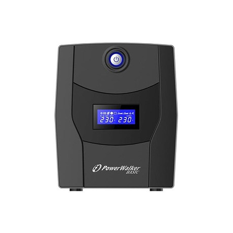 PowerWalker VI 2200 SH FR - UPS - AC 170-280 V - 1200 Watt - 2200 VA 9 Ah - USB - output connectors: 4 - 2