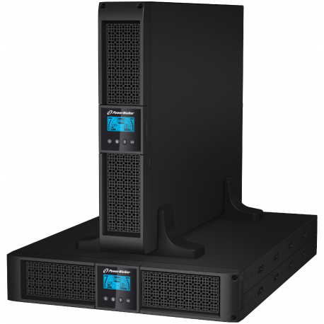 PowerWalker VFI 1000 RT HID - UPS (rack-mountable / external) - 900 Watt - 1000 VA 7 Ah - RS-232, USB - output connectors: 8 - 2U - 19" - 0