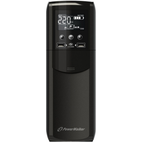 PowerWalker VI 1500 CSW FR - UPS - AC 170-280 V - 900 Watt - 1500 VA - 9 Ah - USB - output connectors: 8 - 1
