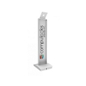 Compulocks BrandMe VESA Brandable Floor Stand For Tablets White - Stand - for tablet - aluminium - white - floor-standing
