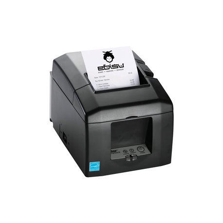 TSP654IIE3-24 KASSENDRUCKER (Hochleistungsdrucker, 203 dpi, Autocuttter, Ethernet, grau, im Lieferumfang: Installations-CD-ROM, 