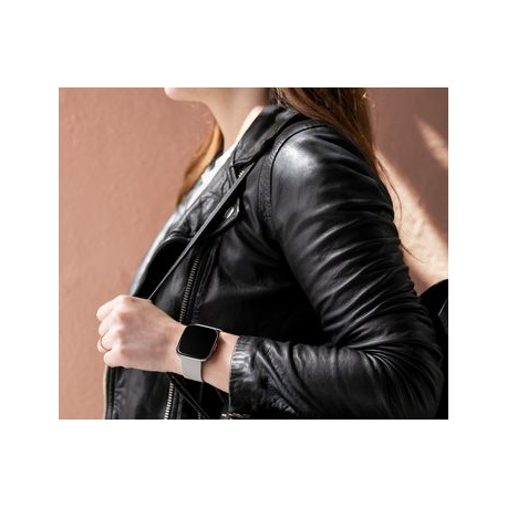 Fitbit Versa 2 (NFC) Smartwatch, Stone/Mist Grey Aluminum