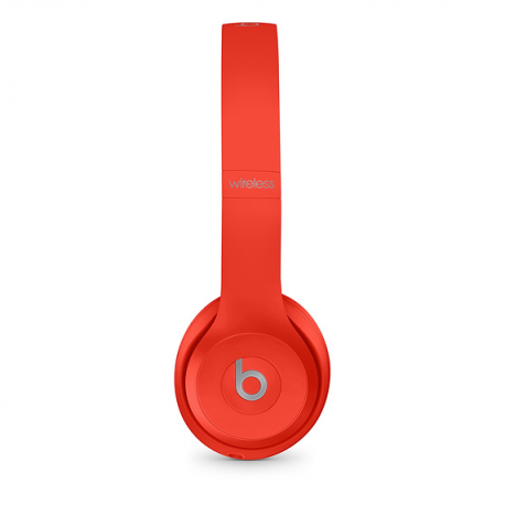 Beats Solo3 (PRODUCT)RED - Headphones with mic - on-ear - Bluetooth - wireless - 3.5 mm jack - noise isolating - citrus red - for iPad / iPhone / iPod / TV / Watch - 5