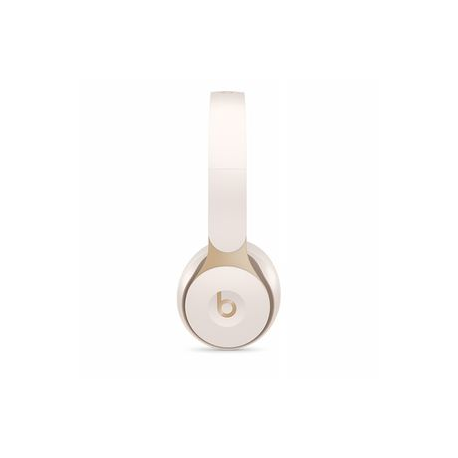 Beats Solo Pro - Headphones with mic - on-ear - Bluetooth - wireless - active noise cancelling - ivory - for iPad / iPhone / iPod / TV / Watch - 1