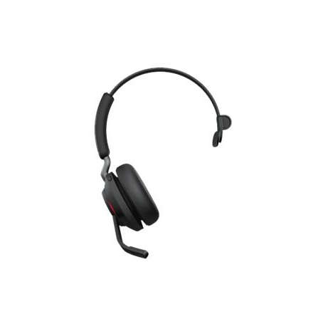 Jabra Evolve2 65 UC Mono - Headset - on-ear - convertible - Bluetooth - wireless - USB-C - noise isolating - black - 0