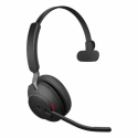 Jabra Evolve2 65 MS Mono - Headset - on-ear - convertible - Bluetooth - wireless - USB-C - noise isolating - black - Certified for Microsoft Teams