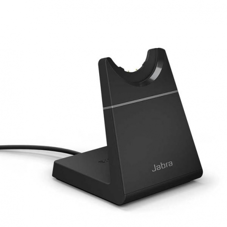 Jabra Evolve2 65 UC Stereo - Headset - on-ear - Bluetooth - wireless - USB-C - noise isolating - black - with charging stand - 4