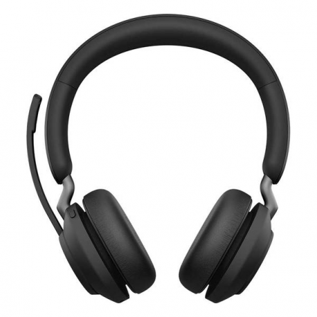 Jabra Evolve2 65 UC Stereo - Headset - on-ear - Bluetooth - wireless - USB-C - noise isolating - black - with charging stand - 6