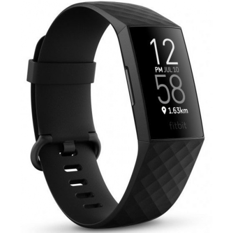 Fitbit Charge 4 Fitness tracker, GPS (satellite), OLED, Touchscreen, Heart rate monitor, Activity monitoring 24/7, Waterproof, B