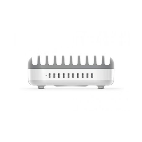 Compulocks 10 Ports USB Charging Dock Station With EU Plug - Charging station - 120 Watt - 2.4 A - 10 output connectors (USB) - 7