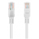Lanberg - Patch cable - RJ-45 (M) to RJ-45 (M) - 25 cm - UTP - CAT 5e - snagless - grey, RAL 7035