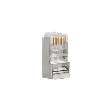 Lanberg - Network connector - RJ-45 (M) - FTP - CAT 5e (pack of 100) - 0