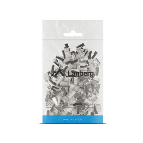 Lanberg - Network connector - RJ-45 (M) - FTP - CAT 5e (pack of 100) - 3