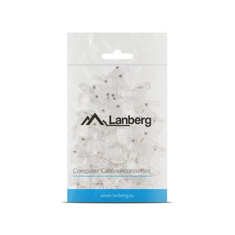 Lanberg - Network connector - RJ-45 (M) - UTP - CAT 5e (pack of 20) - 3