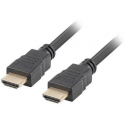 Lanberg - High Speed - HDMI cable with Ethernet - HDMI male to HDMI male - 3 m - black - 4K support