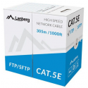 Lanberg - Bulk cable - 305 m - foiled unshielded twisted pair (F / UTP) - CAT 5e - solid - pantone cool grey 5C