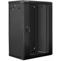 Lanberg - Rack cabinet - wall mountable - grey, RAL 7035 - 18U - 19"