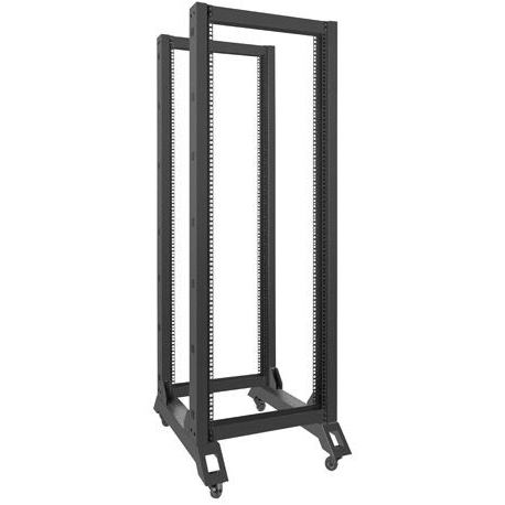 Lanberg - Rack open frame - black, RAL 9004 - 32U - 19" - 2