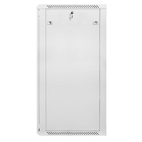 Lanberg - Rack cabinet - wall mountable - grey, RAL 7035 - 27U - 19" - 4