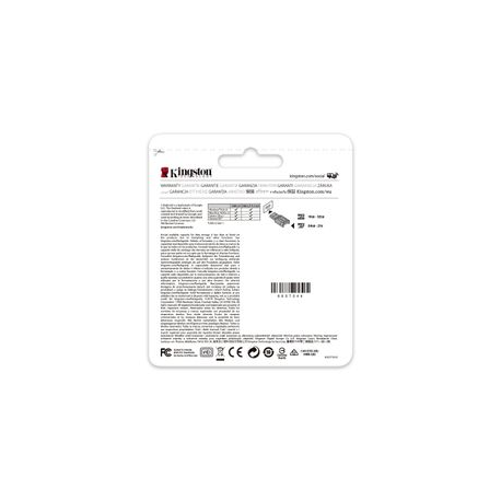 KINGSTON 128GB microSDXC React Plus SDCR2 w/Adapter + MLPM Reader