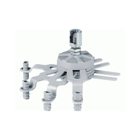 SMS Projector CL F1500 w/ SMS Unislide - Mounting kit (clamp, ceiling bracket) for projector - silver, aluminium - 1