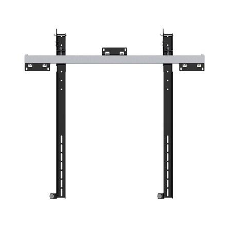 SMS Func Mounty - Mounting kit (wall bracket) for flat panel - aluminium - black - screen size: 70" - 82" - 8