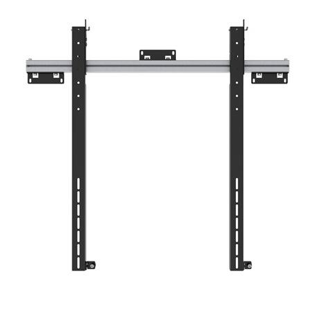 SMS Func Mounty - Mounting kit (wall bracket) for flat panel - aluminium - black - screen size: 70" - 82" - 10