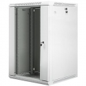Lanberg - Rack cabinet - wall mountable - grey, RAL 7035 - 18U - 19"
