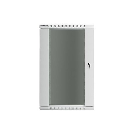 Lanberg - Rack cabinet - wall mountable - grey, RAL 7035 - 22U - 19" - 2